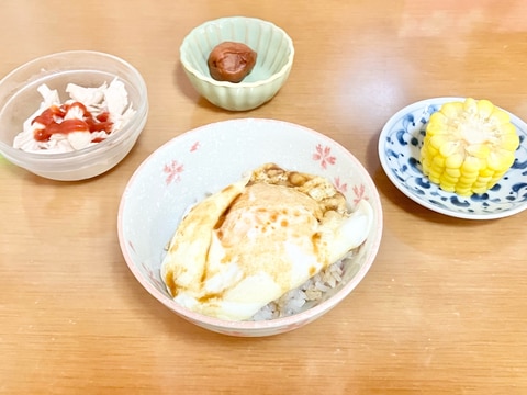 簡単☆目玉焼きご飯たち